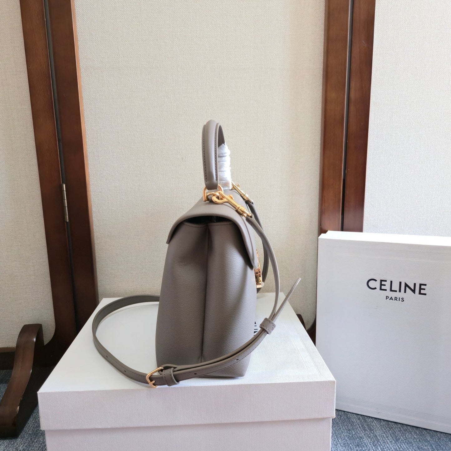 NINO TEEN MEDIUM 25 BAG IN GREY CALFSKIN