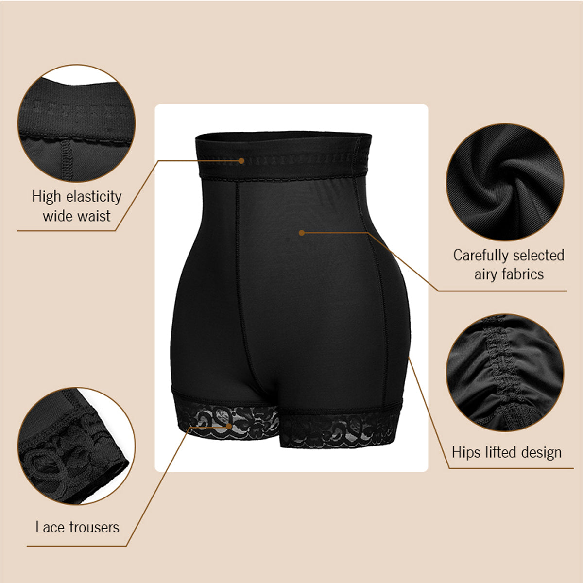 Women’s High-Waist Shapewear – Tummy Control & Sculpt Fit