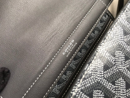 GOYA 26S ROUETTE PM TOTE BAG 30MM IN GRAY CANVAS AND CALFSKIN