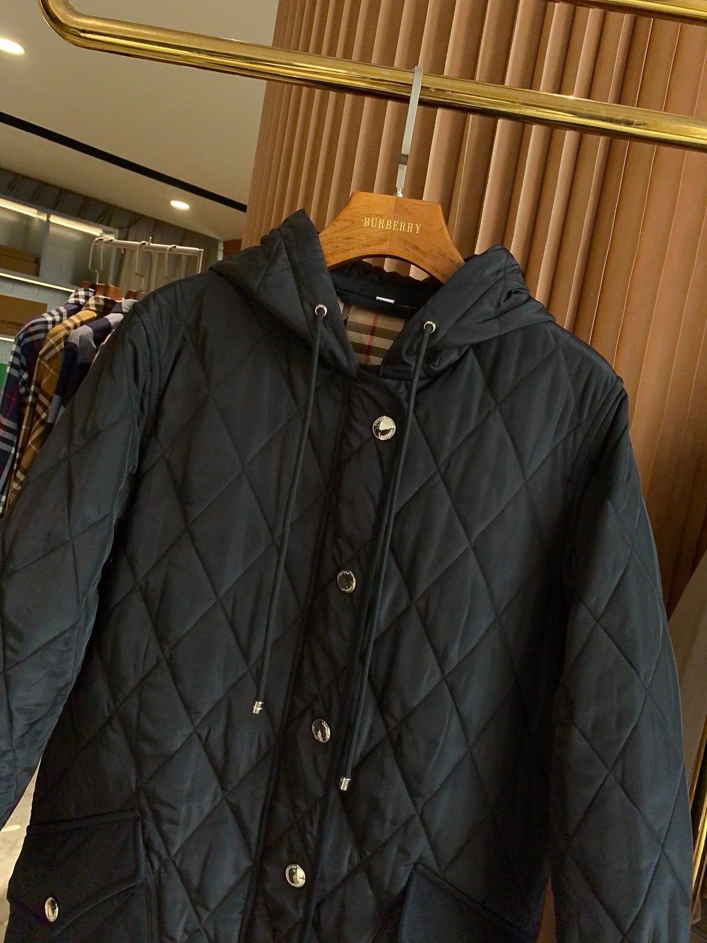BURBERRY 25S LONG HOODED COAT 061
