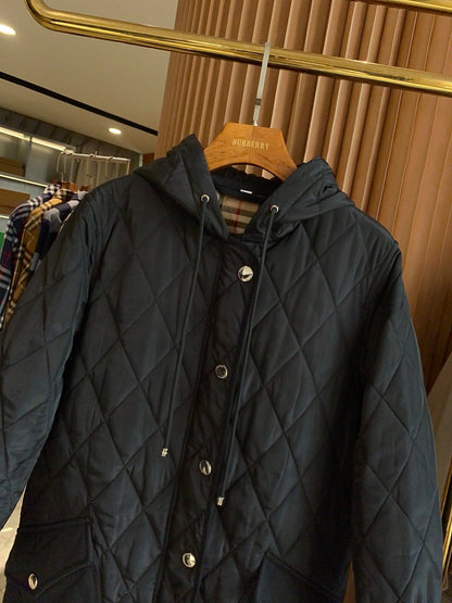BURBERRY 25S LONG HOODED COAT 061