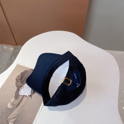 BASEBALL CAP IN DARK BLUE CANVAS