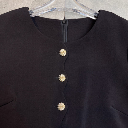 CHANEL 25S SHORT-SLEEVE LOOSE DRESS 502