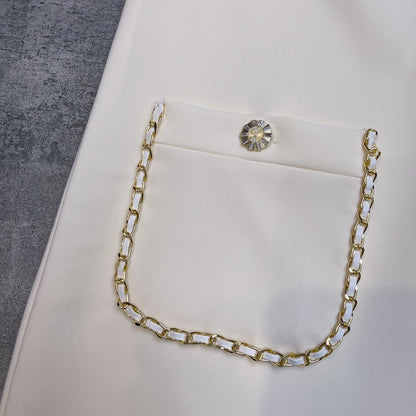 CHANEL 25S SHORT-SLEEVE LOOSE DRESS 503