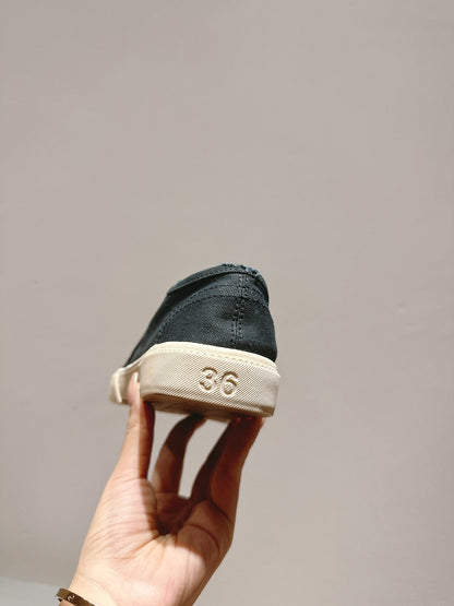 BALENCIAGA 25S SNEAKER IN BLACK CANVAS