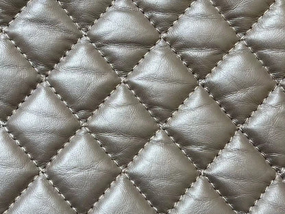 CHANEL 25S MINI SHOPPING BAG 23 IN DARK TAUPE CALFSKIN