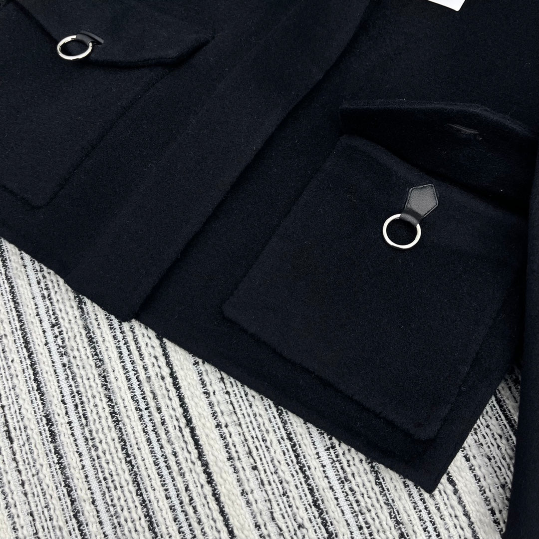 HERMES 25S DOUBLE-FACED CASHMERE JACKET 381