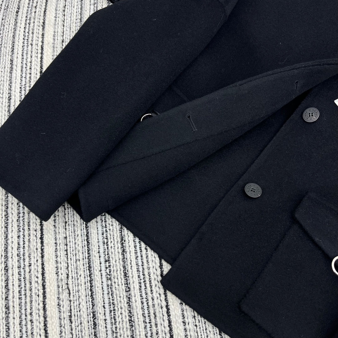 HERMES 25S DOUBLE-FACED CASHMERE JACKET 381