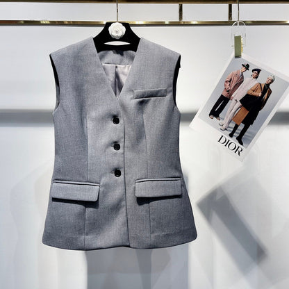 CELINE 26S SLEEVELESS JACKET STYLE 72