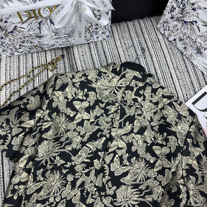 DIOR 25S CROPPED JACQUARD JACKET 796