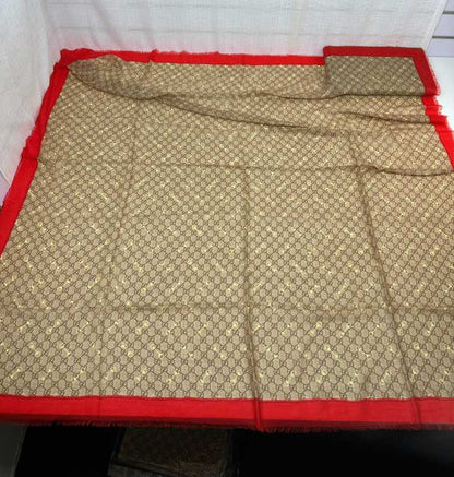 GUCCI 25S SCARF 140 IN CASHMERE 740367