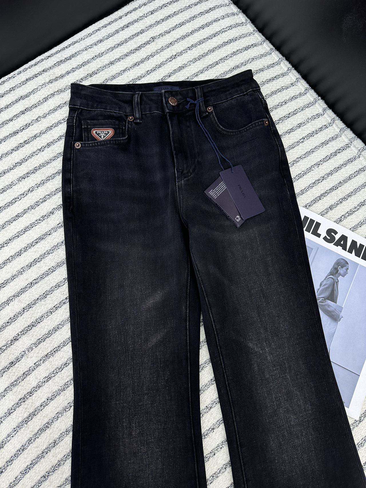 PRADA 25S FLARED JEANS 617