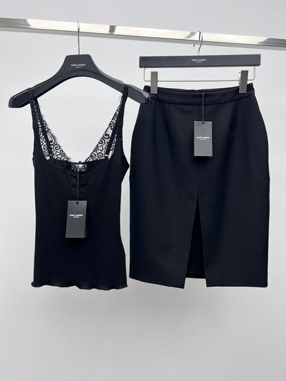 YSL 25S KNIT LACE TOP STYLE 92