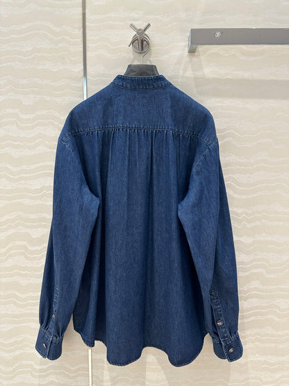 VALENTINO LONG SLEEVE DENIM SHIRT 261428