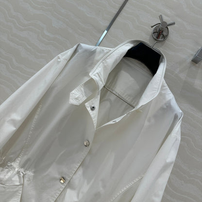 PRADA WINDBREAKER JACKET WITH TRIANGULAR POCKETS 276314