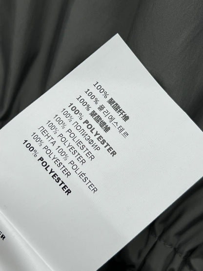 MIU 25S HOODED JACKET GREY IN NYLON 263119