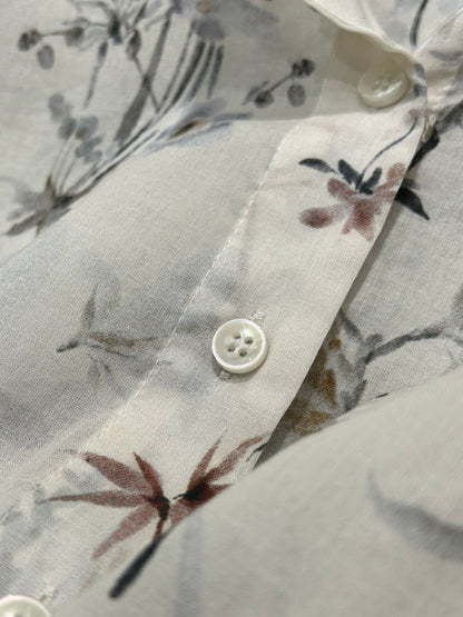 MILLEFIORI PRINT SHIRT 25S IN COTTON 266174