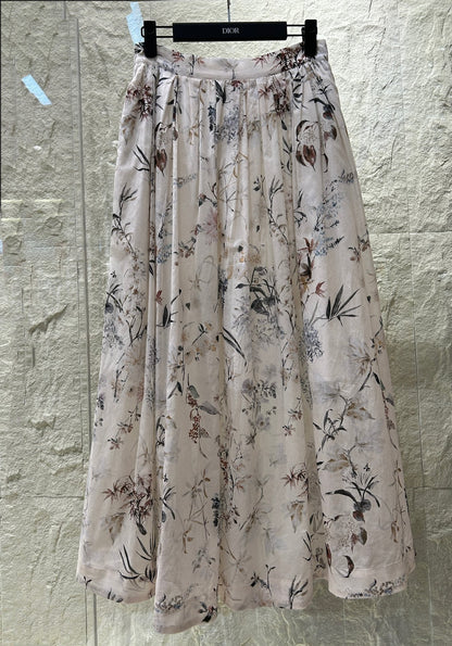 PLEATED SKIRT 25S IN COTTON 266205