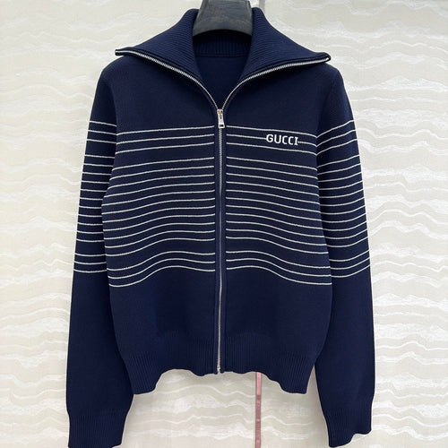 GUCCI ZIP-UP KNITTED JACKET STYLE 144