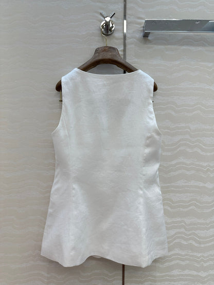 LP SLEEVELESS LINEN BLAZER 272243