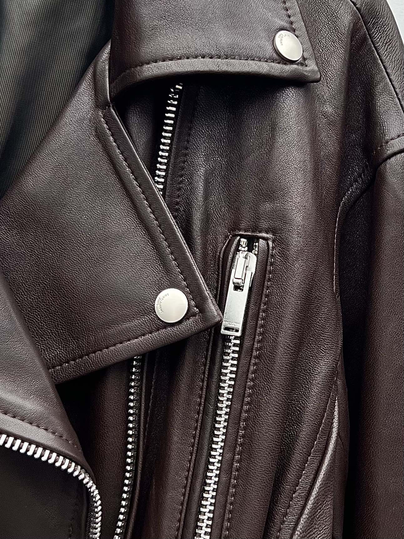 YSL 25S LEATHER JACKET STYLE 136