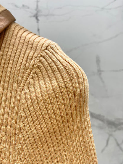 MIUMIU SHORT-SLEEVE KNIT TOP STYLE 263