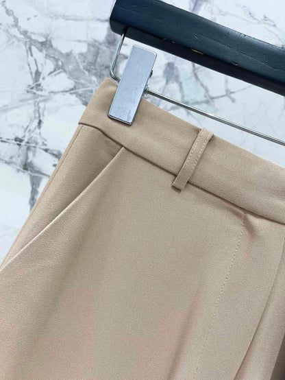 YSL 25S HIGH-WAISTED WIDE-LEG PANTS STYLE 176