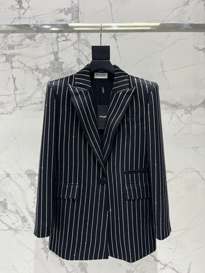 YSL 25S EMBELLISHED SUIT SET STYLE 213