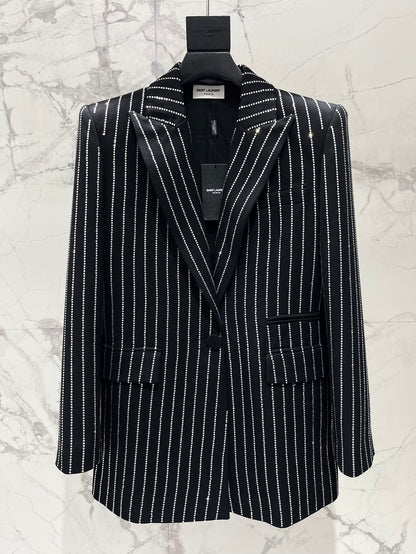YSL 25S EMBELLISHED SUIT SET STYLE 213