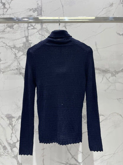 YSL 25S FITTED TURTLENECK SWEATER STYLE 183