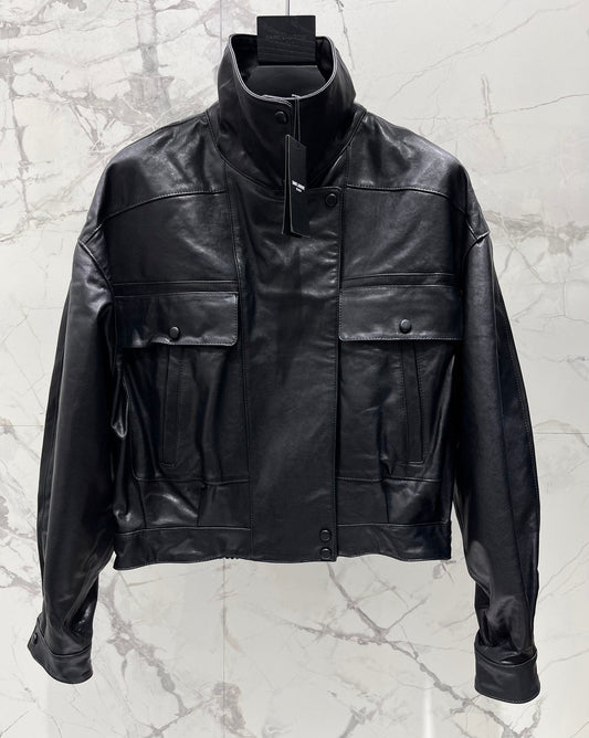 YSL 25S LEATHER JACKET STYLE 169