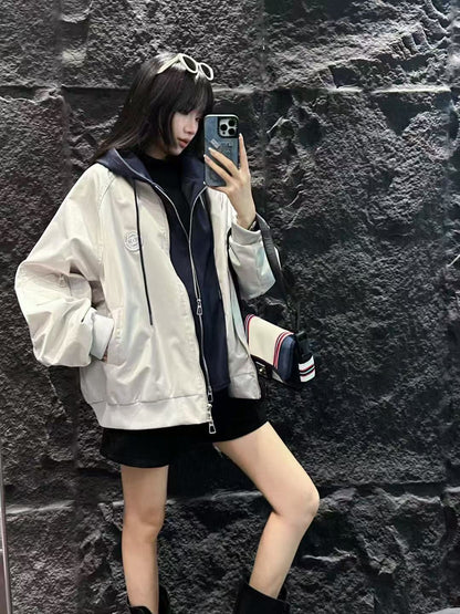 CHANEL 25S HOODED ZIP JACKET 382