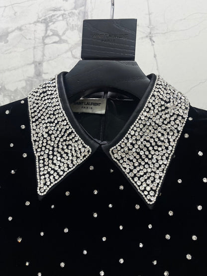 YSL 25S DRESS WITH BEADED DETAILS STYLE 61