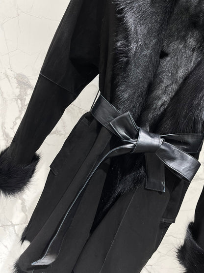 YSL 25S BELTED COAT STYLE 11
