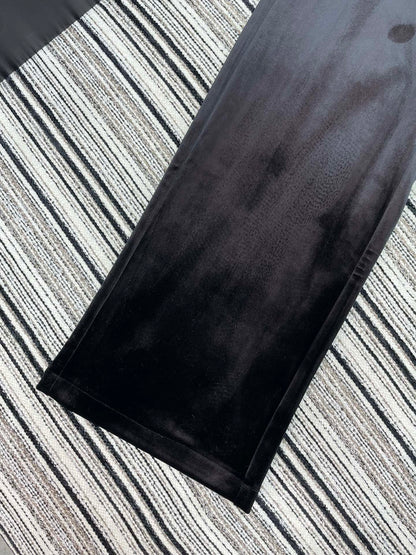 CHANEL 25S STRAIGHT-LEG VELVET PANTS 445