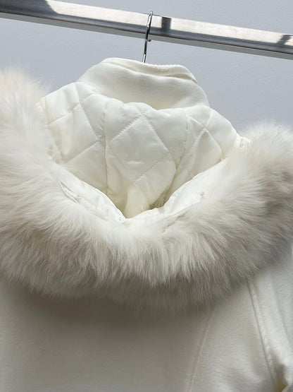 LP 26S FUR-COLLAR KNIT JACKET 472