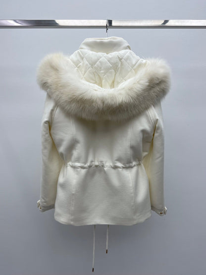 LP 26S FUR-COLLAR KNIT JACKET 472