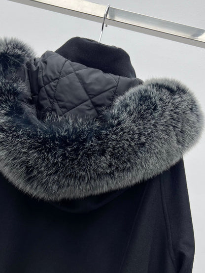 LP 26S FUR-COLLAR KNIT JACKET 473