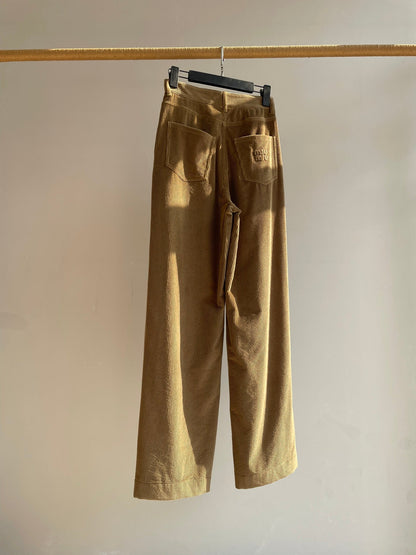 MIUMIU WIDE-LEG PANTS STYLE 671