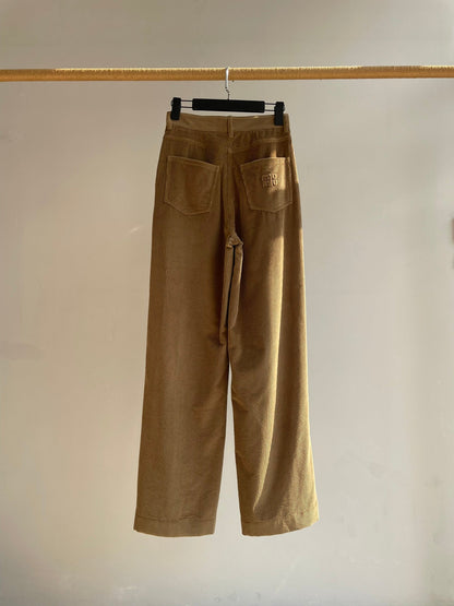 MIUMIU WIDE-LEG PANTS STYLE 671