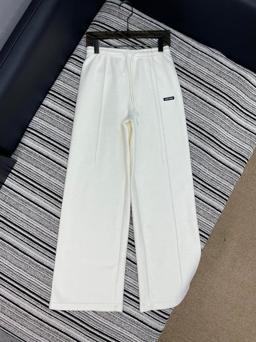 MIUMIU WIDE-LEG PANTS STYLE 653
