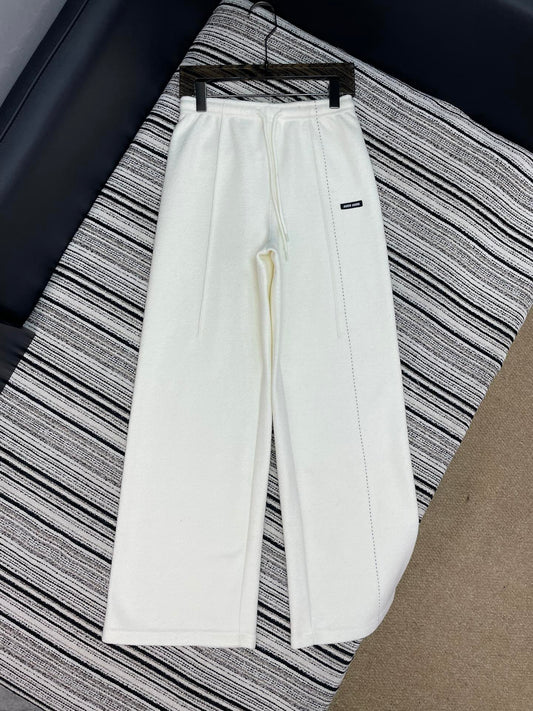 MIUMIU WIDE-LEG PANTS STYLE 653