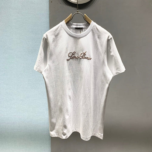 LORO PIANA 26S EMBROIDERED T-SHIRT 744