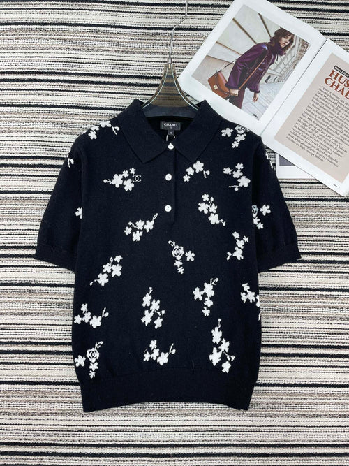 CHANEL 26S SHORT-SLEEVE KNIT TOP 951