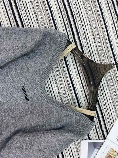 MIUMIU 26S KNIT SHORT SLEEVED T-SHIRT 943