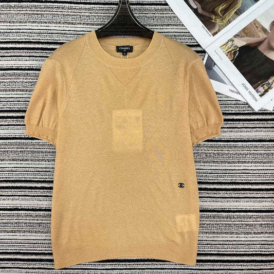 CHANEL 26S SHORT-SLEEVE KNIT TOP 896