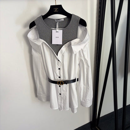 DIOR 26S TWO-PIECE LONG-SLEEVE SHIRT 1206