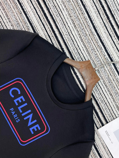 CELINE 26S SHORT SLEEVE TOP AND SHORTS SET 121