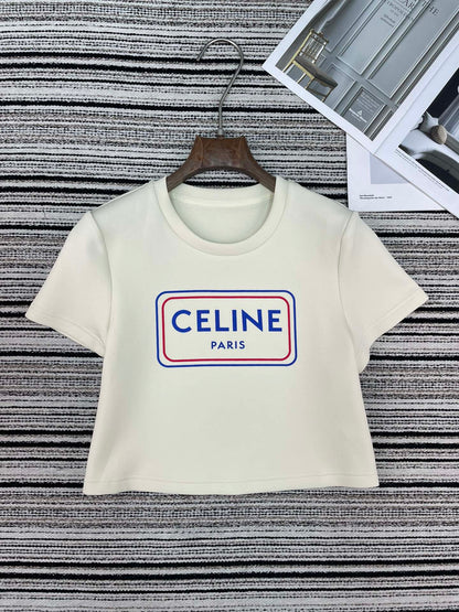 CELINE 26S SHORT SLEEVE TOP AND SHORTS SET 122