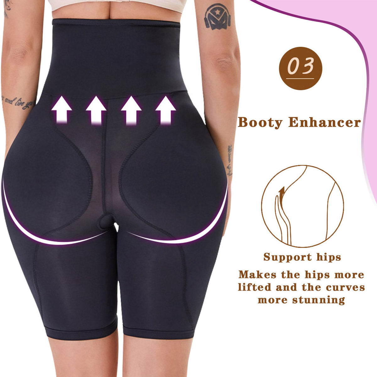 Women’s Seamless High-Waist Shapewear – Slim & Sculpt Fit